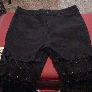 FashionNova Cut out Jeans